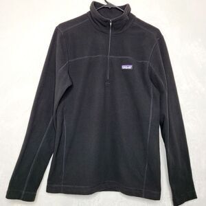 Patagonia Barrio Logan Cafe Moto Micro D Fleece Pullover Sweater Size S
